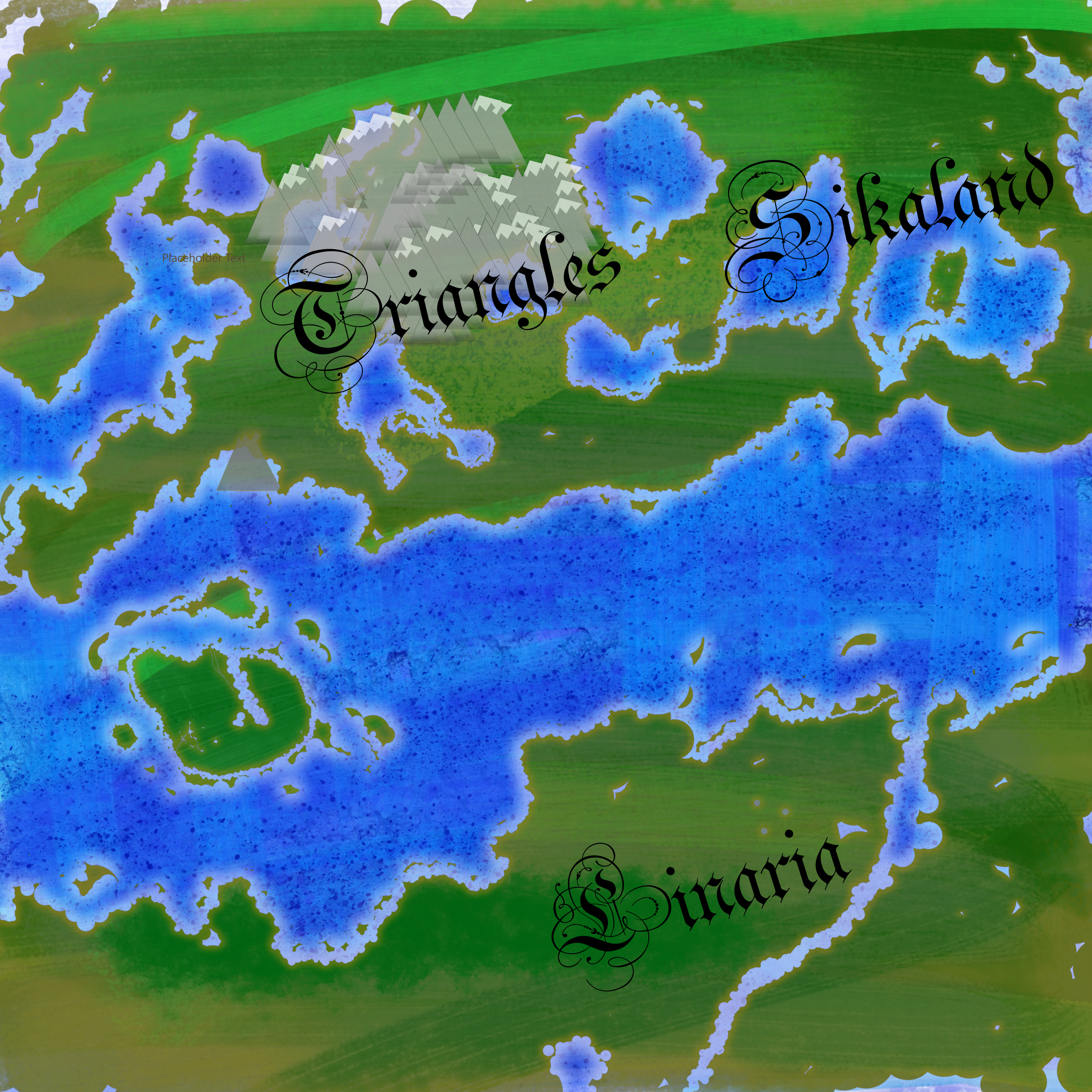 General map of Huetopia landscape
